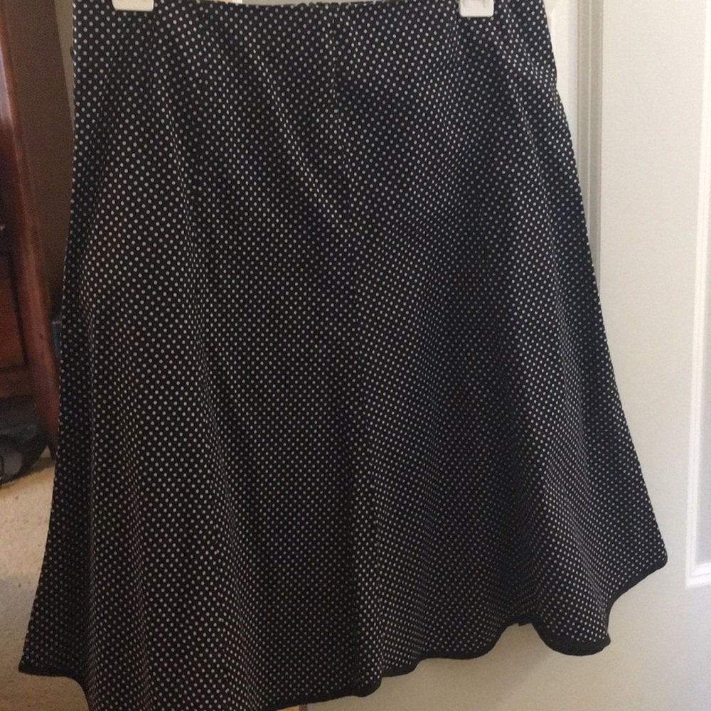 White House Black Market Polka Dot Skirt